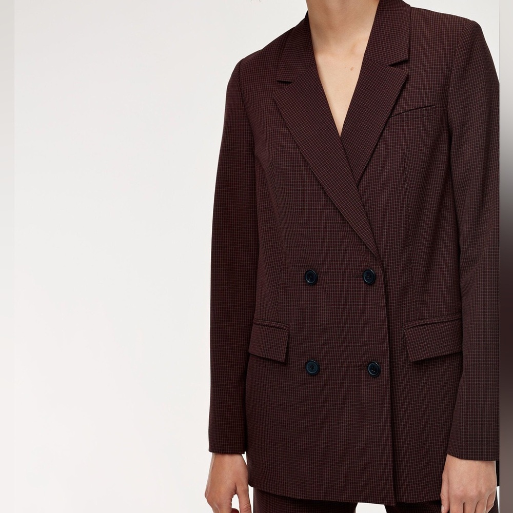 Little Moon Caluna Plaid Blazer